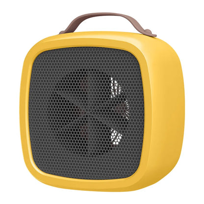 HTMCK Portable 500W PTC Ceramic Mini Heater Quiet Fast Heating Warm Air Warmer Fan for Home Indoor Office Winter