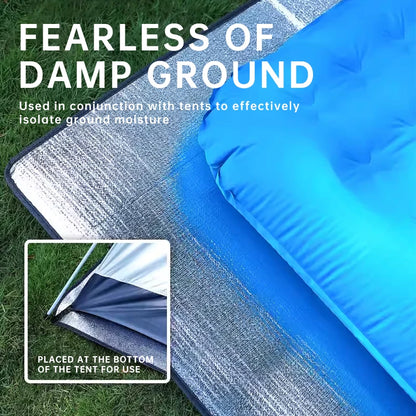 Outdoor Camping Foam Foil Mat Portable Moisture-proof Pad Picnic Beach Mat Aluminum Insulation Sleeping Pad Camping Supplies