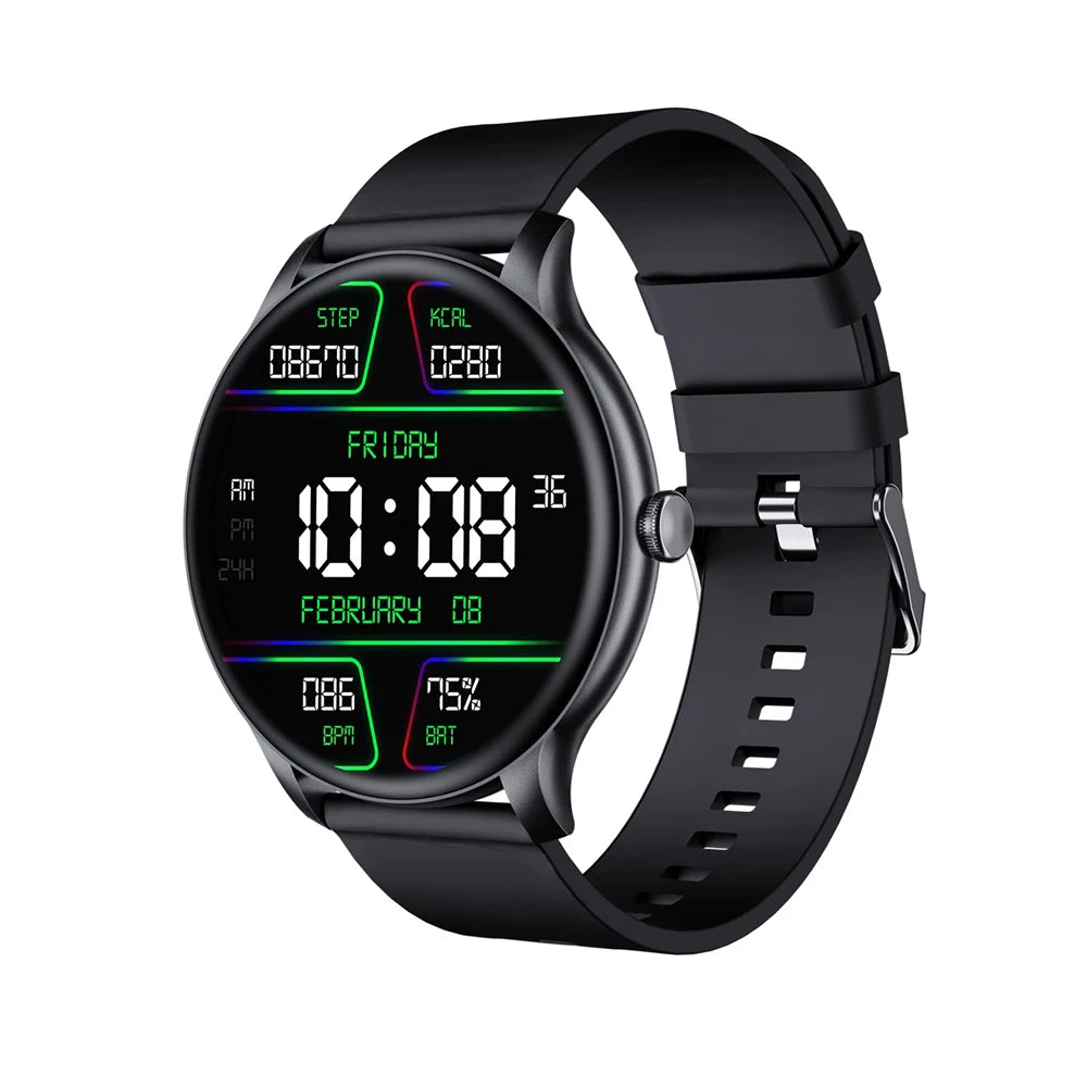 2026 Smart Watch Women Round Smartwatch Bluetooth Call Men Fitness Tracker Bracelet Custom Watch Face Watches For Android IOS