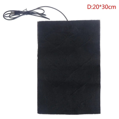 1 USB Heating Pad 5V Winter Heating Pad Temperature Control Seat Mat Sleeping Heater Carpet Multiple Sizes Available