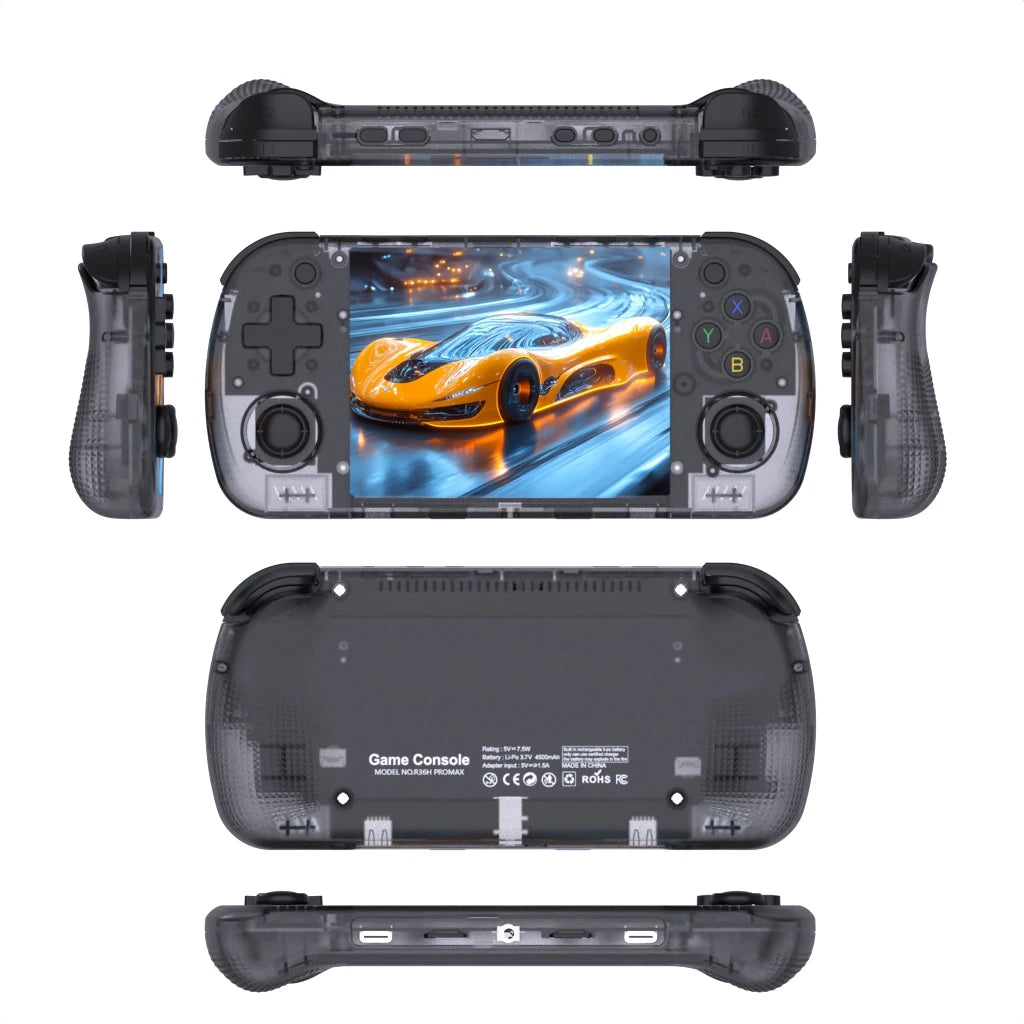 BOYHOM R36H PRO Retro Handheld Video Game Console Linux System 4.2 Inch IPS Screen R36HPROMAX Portable Pocket Video Player 64GB