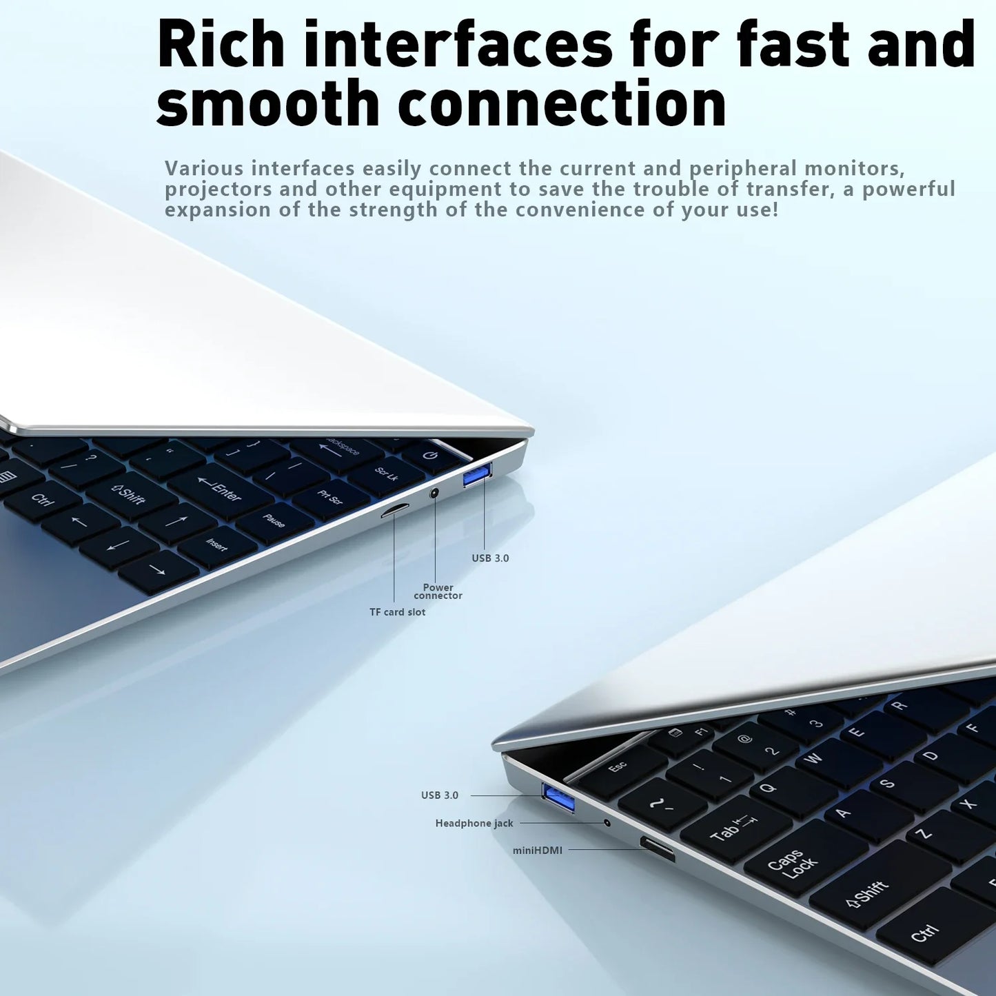 LENO 14.1" Ultra Slim Laptop 32GB 2TB Gaming Computer PC  Intel Core i9-9900 Windows11 Gamer office Ultra Slim Notebook 1080P HD