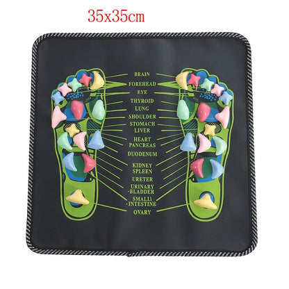Premium Foot Massage Pad with Finger Pressure Plate and Imitation Goose Soft Stone Road - Relieve Pain and Soothe Tired Feet