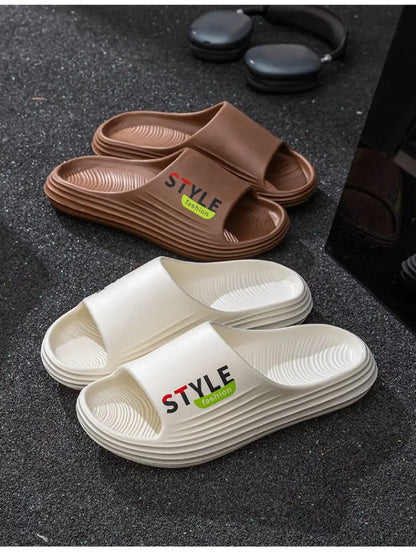 Summer Women's Slipper Outdoor Wear Soft Sole Sliders Bathroom Anti-slip Casual Slippers Indoor Thick Bottom Household Shoe