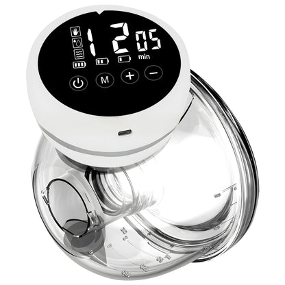 1PCS Wearable Electric Breast Pump Milk Collection Hands-free Automatic Intelligent Breast Pump Portable For Travel