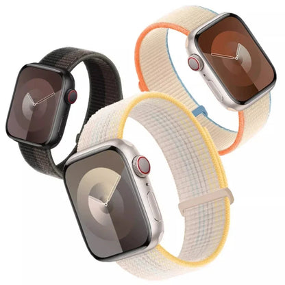 Nylon Loop Strap For Apple Watch 11 10 9 8 7 46mm 45mm 42mm 41mm Ultra 3 2 49mm Braided Bracelet iWatch 6 5 4 SE3 44mm 40mm Belt