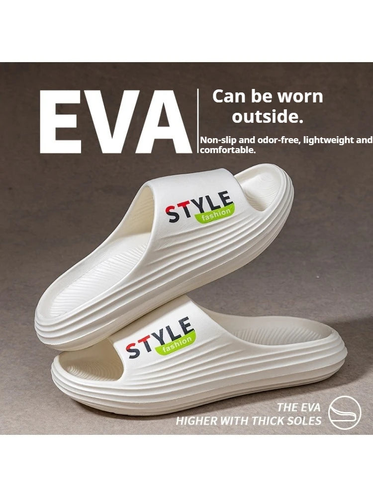 Summer Women's Slipper Outdoor Wear Soft Sole Sliders Bathroom Anti-slip Casual Slippers Indoor Thick Bottom Household Shoe