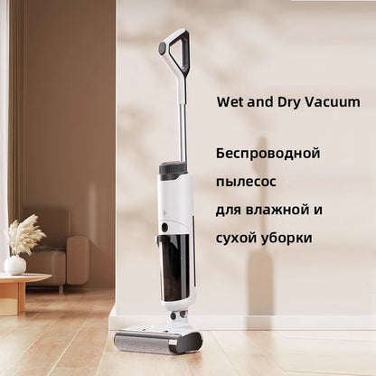 Washing Machine, Handheld Wireless Brush-Motor, Automatic Cleaning, Household-Electric Mop, Vacuum Cleaner, 2 in 1 Floor Cleaner