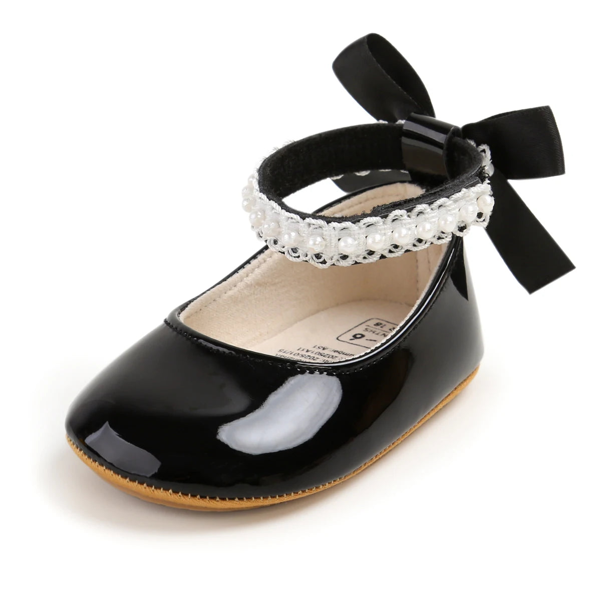 Infant Baby Girls Mary Jane Flats Bow Non-Slip Soft Sole Princess Toddler First Walkers Sneaker Wedding Dress Dancing Shoes