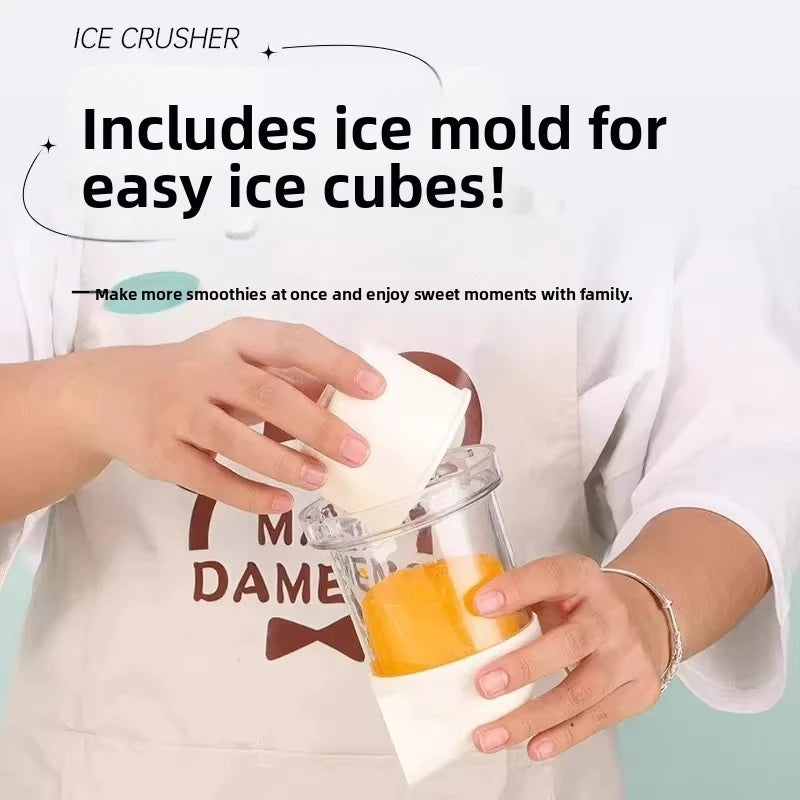 Automatic Ice Shavers Mini Electric Ice Crusher for Outdoor Camping New Shaved Ice Milkshake Maker Household Shaved Ice Machine