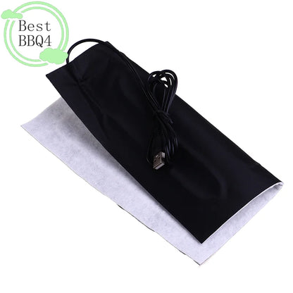 (BBQ4)USB 22x22cm 5V Pet Warmer Heating Pad Electric Heater Pad Winter Warm Carpet Carbon Fiber Heating Pad Hand Warmer