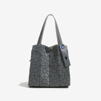 Fashion Geometric Diamond Tote Bag 2026 Versatile Six-grid Large-capacity Commuter Portable Armpit Bag New Style Handbags