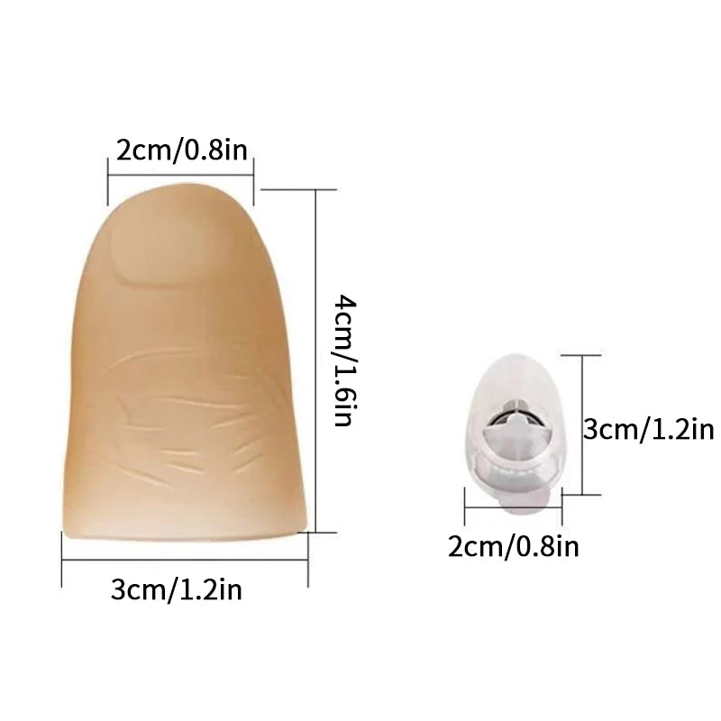 1/5pcs Luminous Thumb Glowing Props Thumb Finger Light Magic Trick Glow in The Dark Light Up Home Party Decoration