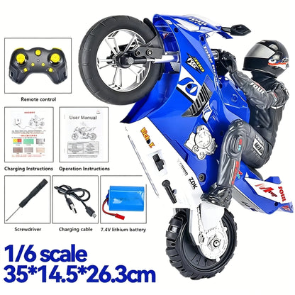 RC Motorcycles 1:6 1:10 Electric Motor RC Cars High Speed 4CH Remote Control Racing Motorcycle Drift Car Kids Xmas Festival Gift