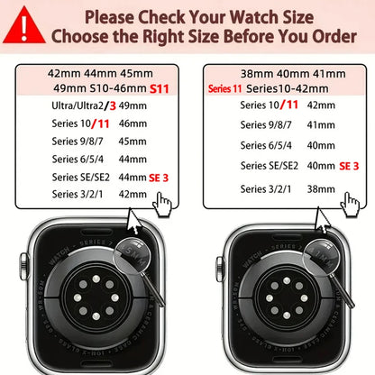 Genuine Leather Strap for Apple watch band 11 46mm 42mm 44mm 40mm 45mm 41mm bracelet iWatch series 10 9 8 7 SE3 ultra 3 2 49mm