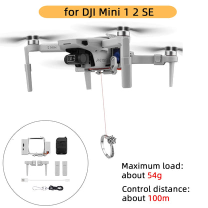 Drop System for DJI Mavic 3/Pro/2 Pro Zoom/AIR 2/Mini 2/Mini 3/3 Pro Drone Airdrop System Ring Gift Deliver Life Rescue Thrower