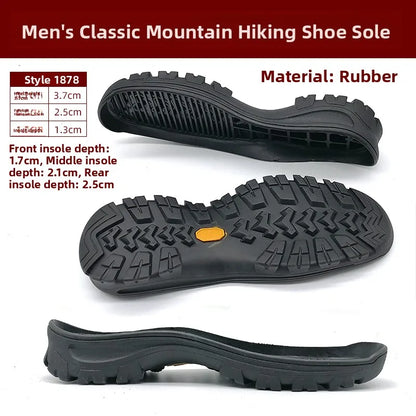 Outdoor Sports Hiking Mountaineering Shoes Rubber Outsole Anti-slip Wear-resistant Low-cut Breathable Men's Shoe Laces