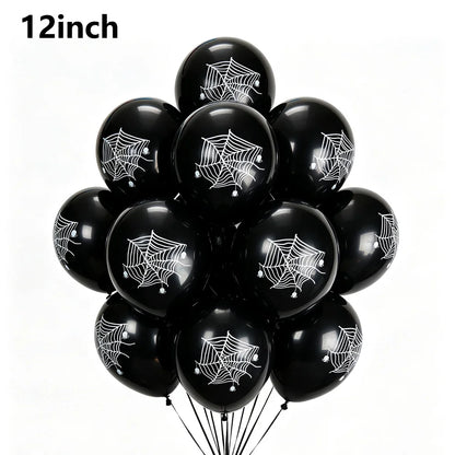Halloween Black Orange White Latex Balloon Confetti Balloons Bouquet for Birthday Trick or Treat Halloween 2026 Home Decorations