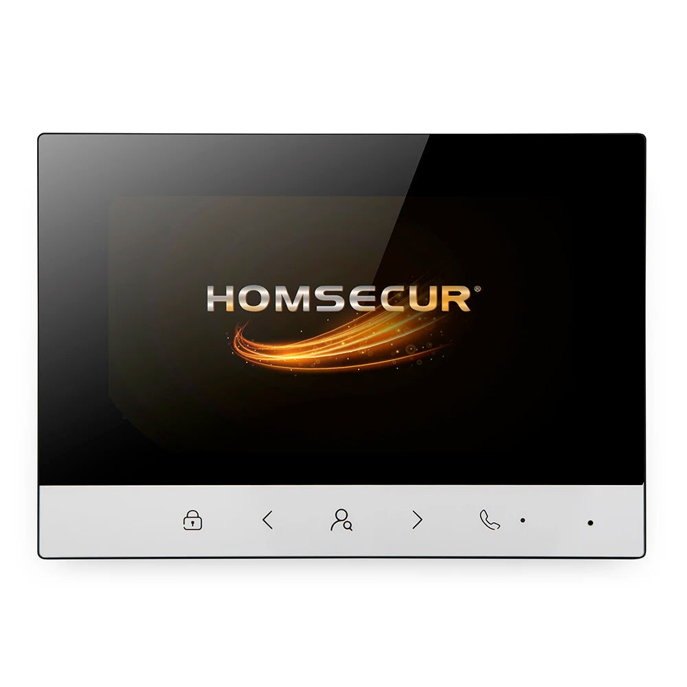 HOMSECUR 7" HD Video Door Phone Intercom Doorbell Auto Snapshot For 2 Families