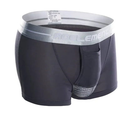 Bullet separate underwear Men's ventilated summer dry underpants Ice silk bag ice healthy boxers
