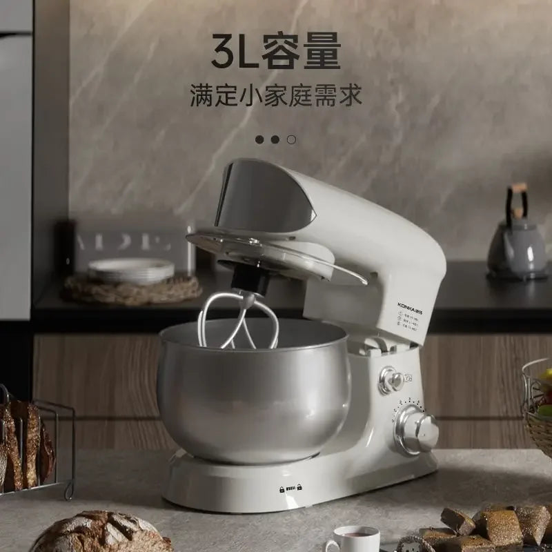 Multifunctional chef machine household small dough mixer kneading dough fully automatic household electric egg beater mixer