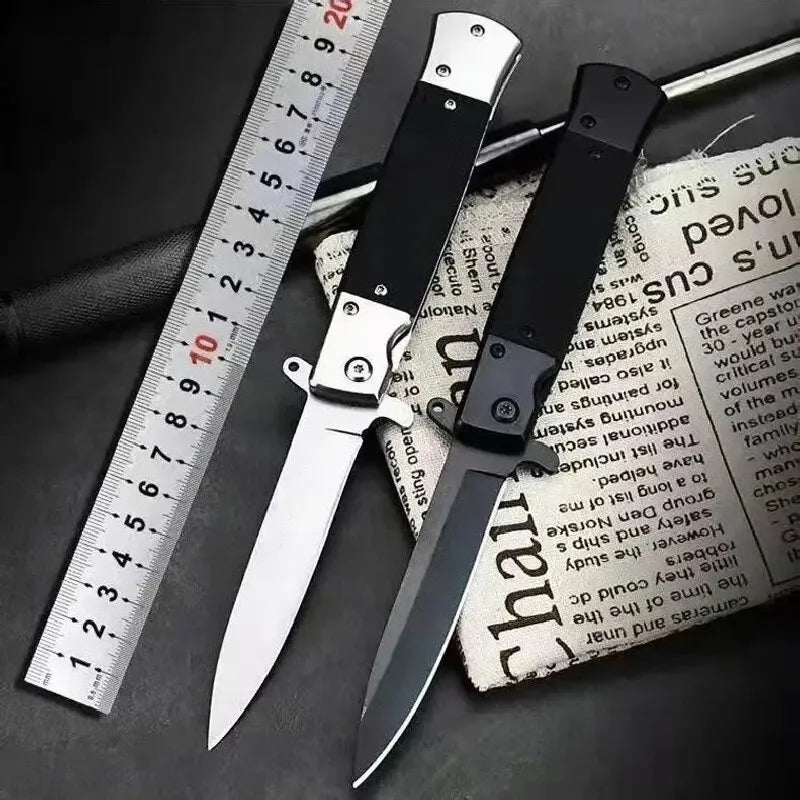 Portable Folding Utility Knife, High Hardness Stainless Steel for Fruit Cutting, Camping Prep & Everyday Tasks