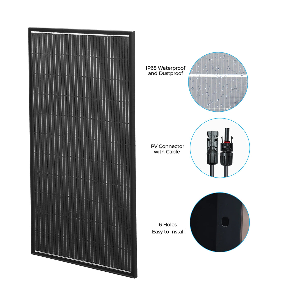 Lightweight 18V 200W 400W Solar Panel Battery Charger Solar Panels Power Generator Photovoltaic Camping Equipment Accessories