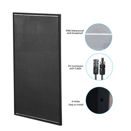 Lightweight 18V 200W 400W Solar Panel Battery Charger Solar Panels Power Generator Photovoltaic Camping Equipment Accessories