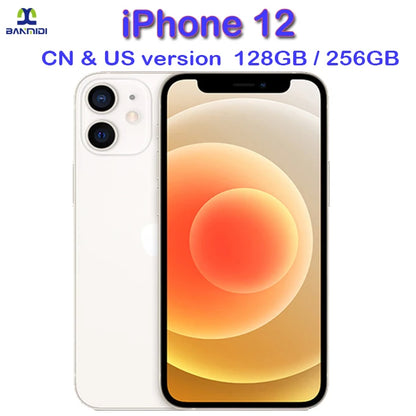 Apple iPhone 12 Smartphone 6.1" Original Unlocked CellPhone Dual Sim Card Slot