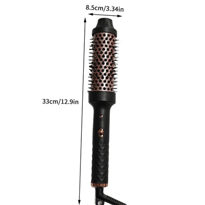 2 In 1 Hair Comb Ionic Hair Curler Hair Straightener Professional Curling Iron Heated Hair Styling Brush
