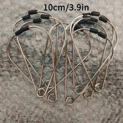10pcs Metal Clamps for Acupressure Massage Tool for Reflexology of Hands And Feet Featuring for Muscle Full Body Use Health Care