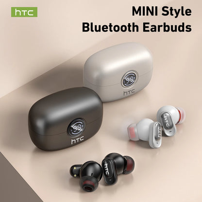 HTC NE79 TWS Bluetooth 6.0 Earphones AI Translator In-Ear HiFi Sound Headset for Sports Headset with Clear Call Mic