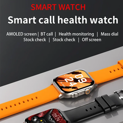 New Full-Touch High-Definition Men'S and Women'S Sports Smartwatch Features Wireless Dialing, Answering Calls, Motion Tracking and Music Control. Suitable for Android & IPhone,The First Choice for Gifts