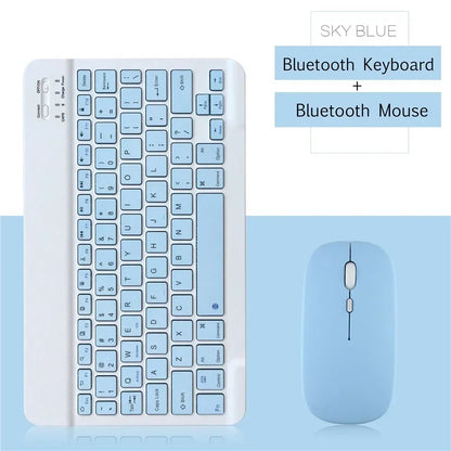 NEW Wireless Keyboard Mobile Phone Tablet Computer Bluetooth Keyboard Mouse 1Set