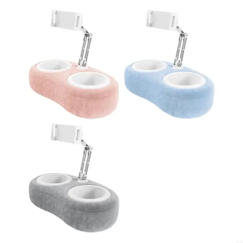 Tablet pillow stand, pillow stand for bed, phone, tablet, lap reading in bed, soft tablet stand, 1 pc.