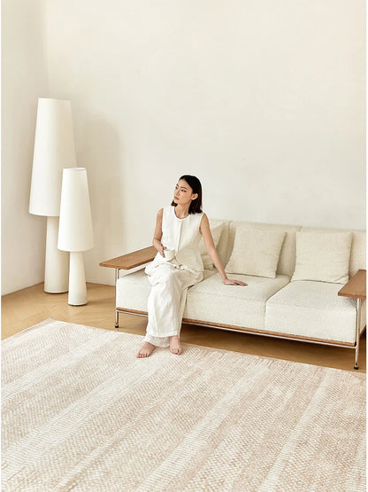 Luxury Simple Rugs Carpet Living Room Thick Anti-skid Cream Style Area Rug for Study Home Cloakroom Modern Floor Mat Bedroom Rug
