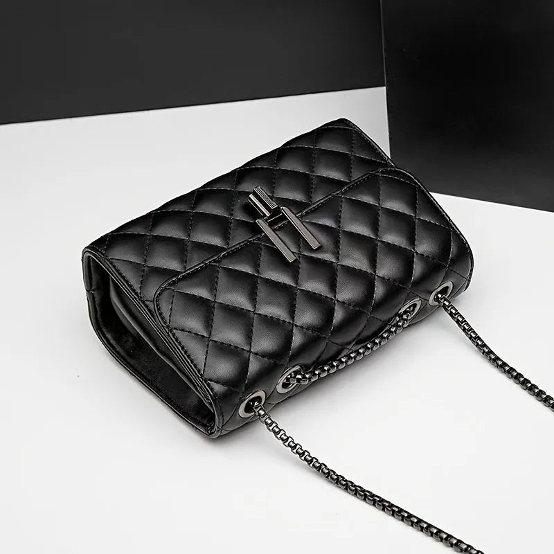 New Rhombus Single Shoulder Chain Crossbody Bag Square Small Bag
