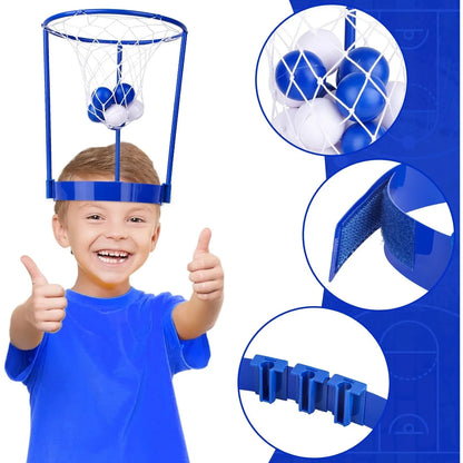 2 Pack Head Hoop Basketball Party Game for Kids Adults Adjustable