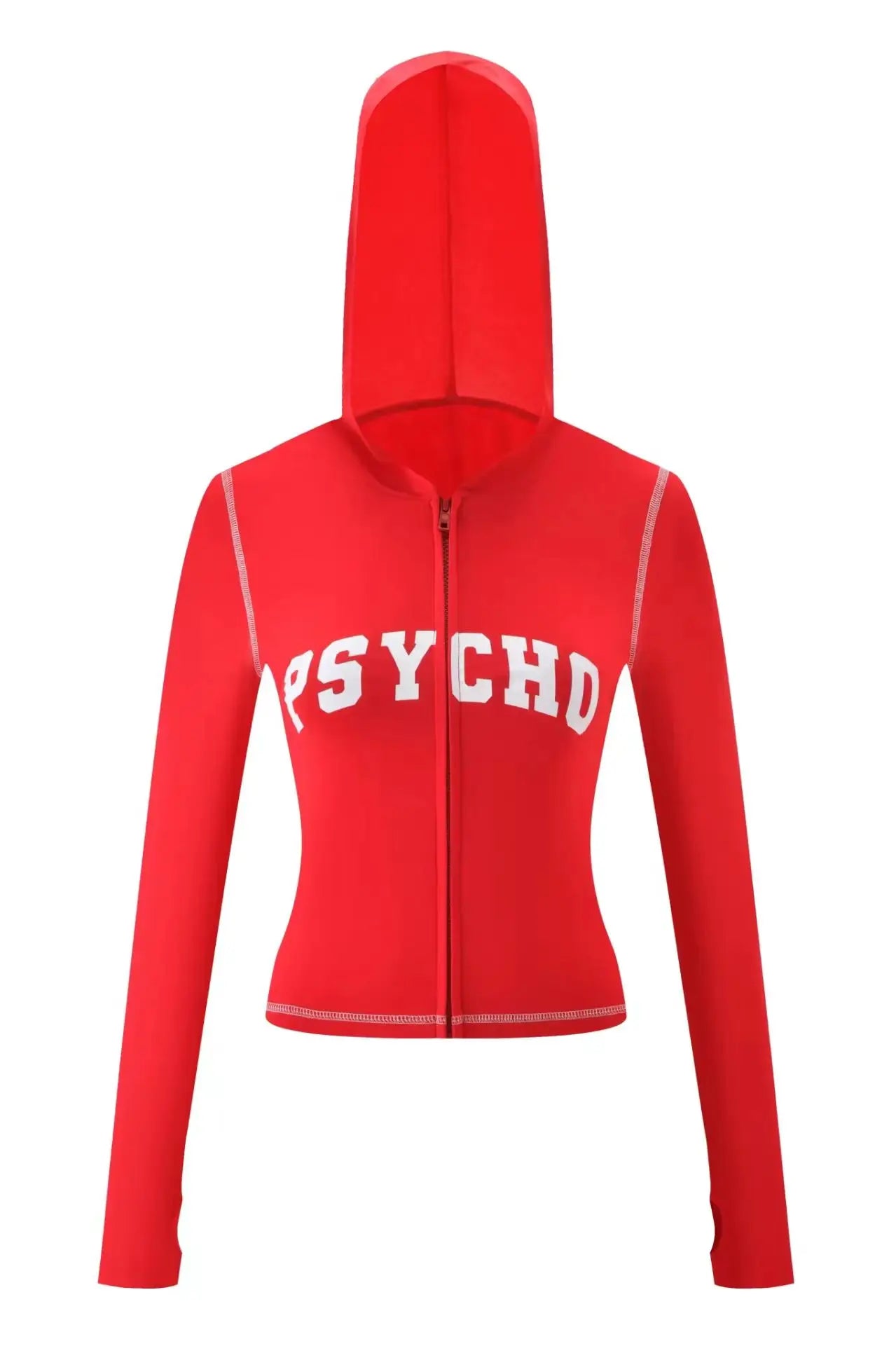 GIA Front Shoulder Slim Fit Jacket Pants Set with Letter Print Design Hooded Zipper Snake Pattern Short Fit Streetwear