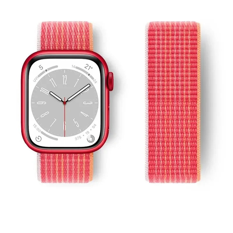 Nylon loop For Apple Watch Band Ultra-2 49mm 44mm 40mm 45mm 41mm Sport pride Bracelet iwatch Strap Series 9 8 se 7 6 5 4 3