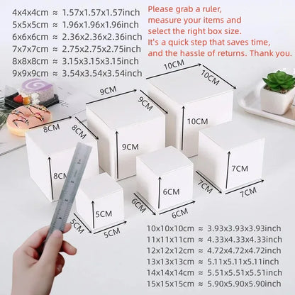 10/20/50pcs Kraft Paper Packaging Gift Boxes Wedding Party Cardboard Box For Handmade Soap Bottle Package Cosmetic Stoarge Box