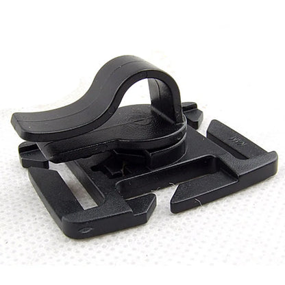 2PCS Rotatable Drinking Tube Clip Molle Hydration Bladder Drinking Straw Tube Trap Hose Webbing Clip for Camelbak-Water Pack Bag