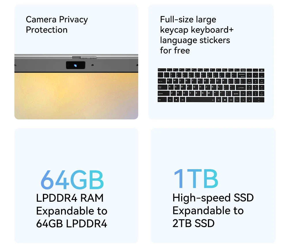 16 Inch Laptop Intel Core I5-1240P CPU 2.5K IPS Display Windows 11 Notebook Portable Business Laptop 16GB RAM 512GB/ 1TB ROM For Student, Business, USA Local Shipping