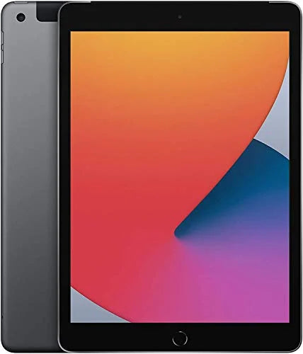 Apple - iPad 8th Generation Wifi (A2270) Space Grey(32GB) - Grade A ( Engraved)  WiFi  Tablet Genuine Refurbished Apple iPad With Free Charging Cable