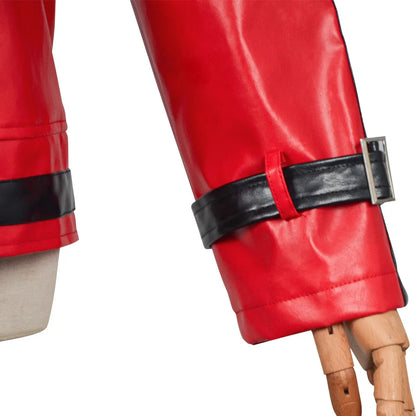 Michael Jackson Thriller Scary Cosplay Costumes movie Red Leather Jacket for Women Man Adults Dress Anime Halloween Christmas