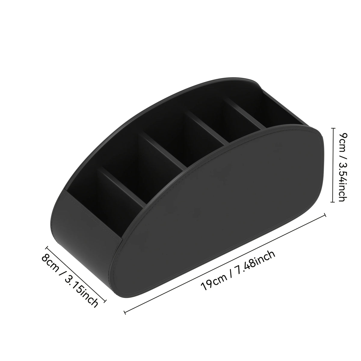 1pc Control Holder - Remote Caddy Tray Organizer for TV, Media Players, Pens,  Space-Saving Desktop & Bedside Table Organizer