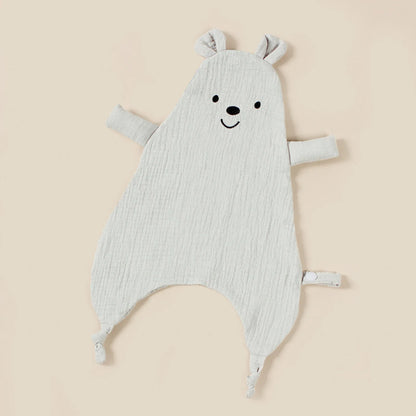Cute Bear Baby Cotton Comforter Blanket Newborn Sleeping Dolls Rabbit Ears Sleep Toy Soothe Appease Towel Bibs Saliva Towel New