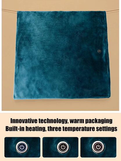 Electric Heated Blanket, USB Heated Blanket Shawl, single person warm heating shawl, Wearable Electric Blanket