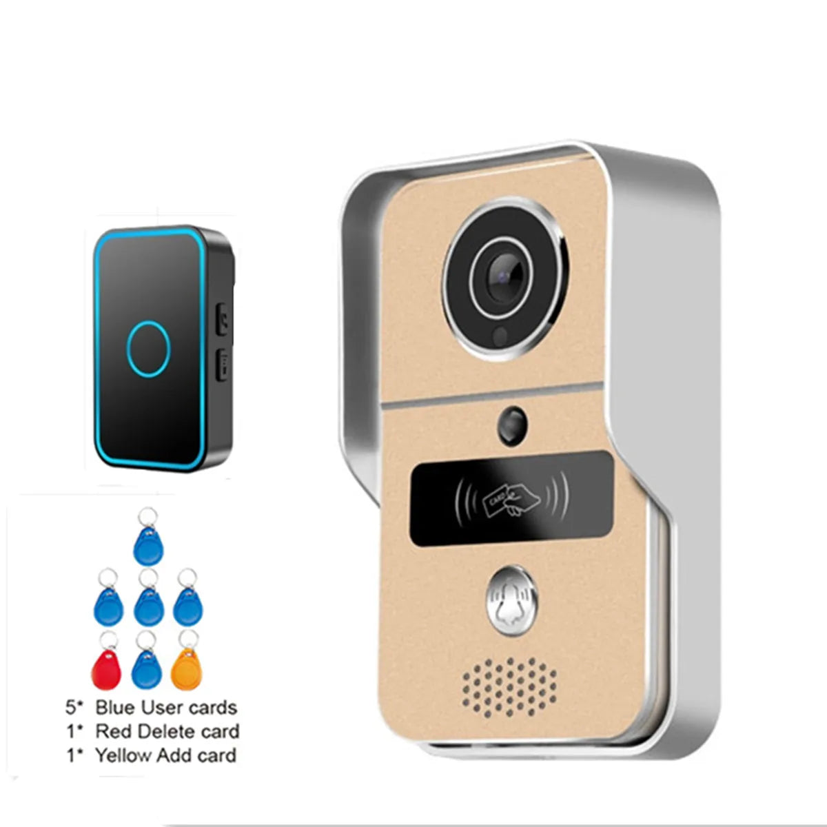 Tuya APP 2MP 1080P POE Wied WIFI IP  Doorbell  POE  Video Door Phone Intercom Visual Door Viewer Camera