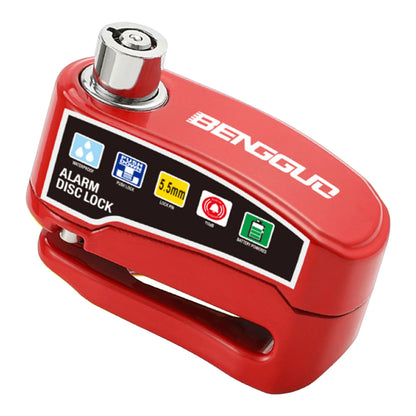 Motorcycle Bicycle Disc Lock Security Alarm Protection Padlock with Keys Aluminum Alloy Anti-theft Scooter Wheel Disc Brake Lock